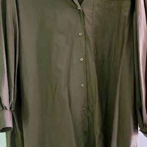 Over sized H&M work shirt dress